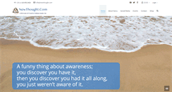 Desktop Screenshot of newthought.com